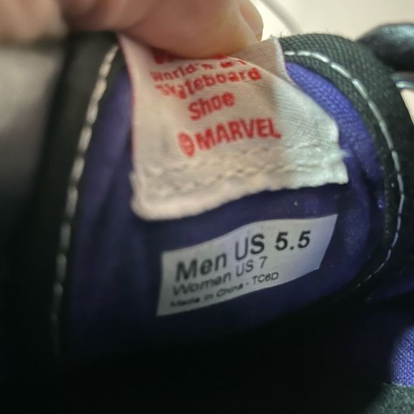 Vans Marvel Hulk Shoes. Men 5.5 / Women 7 - Picture 5 of 8
